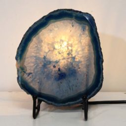 Sliced Brazilian Crystal Agate Lamp S611 8 Sliced Brazilian Crystal Agate Lamp S611 | Himalayan Salt Factory