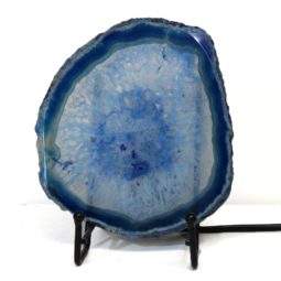 Sliced Brazilian Crystal Agate Lamp S611 | Himalayan Salt Factory