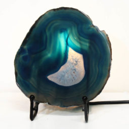 Sliced Brazilian Crystal Agate Lamp S614 7 Sliced Brazilian Crystal Agate Lamp S614-2 | Himalayan Salt Factory