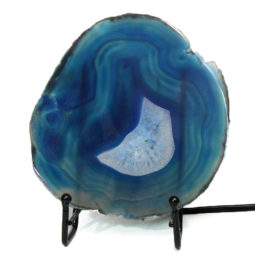 Sliced Brazilian Crystal Agate Lamp S614 | Himalayan Salt Factory