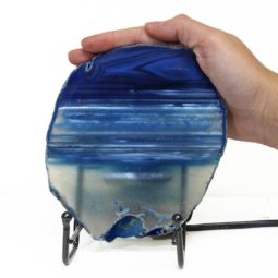 Sliced Brazilian Crystal Agate Lamp S617 7 Sliced Brazilian Crystal Agate Lamp S617-1 | Himalayan Salt Factory