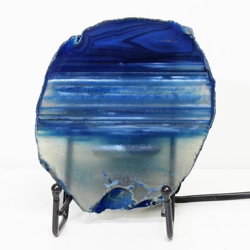 Sliced Brazilian Crystal Agate Lamp S617 3 Sliced Brazilian Crystal Agate Lamp S617 | Himalayan Salt Factory