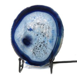 Sliced Brazilian Crystal Agate Lamp S618 | Himalayan Salt Factory