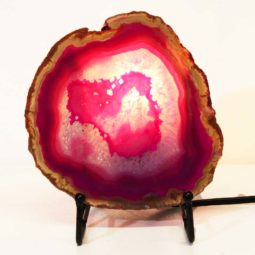 Sliced Brazilian Crystal Agate Lamp S623 7 Sliced Brazilian Crystal Agate Lamp S623-1 | Himalayan Salt Factory