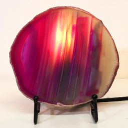 Sliced Brazilian Crystal Agate Lamp S628 | Himalayan Salt Factory