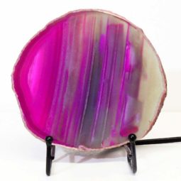Sliced Brazilian Crystal Agate Lamp S628 | Himalayan Salt Factory