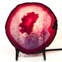 Sliced Brazilian Crystal Agate Lamp S632 8 Sliced Brazilian Crystal Agate Lamp S632 | Himalayan Salt Factory
