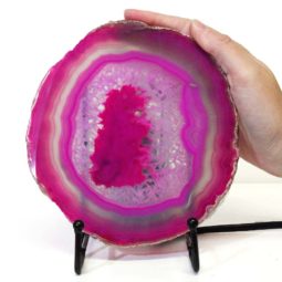 Sliced Brazilian Crystal Agate Lamp S634 9 Sliced Brazilian Crystal Agate Lamp S634 | Himalayan Salt Factory