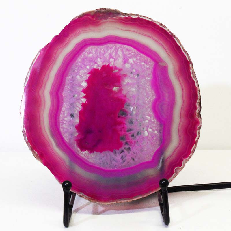 Sliced Brazilian Crystal Agate Lamp S634 3 Sliced Brazilian Crystal Agate Lamp S634 | Himalayan Salt Factory