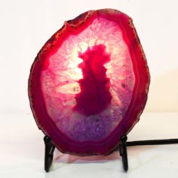 Sliced Brazilian Crystal Agate Lamp S638 8 Sliced Brazilian Crystal Agate Lamp S638 | Himalayan Salt Factory