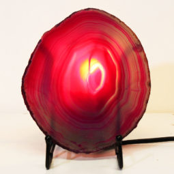 Sliced Brazilian Crystal Agate Lamp S641 8 Sliced Brazilian Crystal Agate Lamp S641 | Himalayan Salt Factory