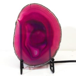 Sliced Brazilian Crystal Agate Lamp S642 | Himalayan Salt Factory