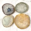 1.58kg Sliced Thick Crystal Coaster 4 Piece Set J1305 1 Sliced Thick Crystal Coaster 4 Piece Set J1305 | Himalayan Salt Factory