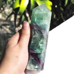 Terminated Point Fluorite Generator Large J1285 | Himalayan Salt Factory