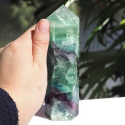 Terminated Point Fluorite Generator Large J1285 | Himalayan Salt Factory