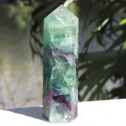 Terminated Point Fluorite Generator Large J1285 | Himalayan Salt Factory