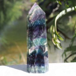 Terminated Point Fluorite Generator Large J1288 | Himalayan Salt Factory