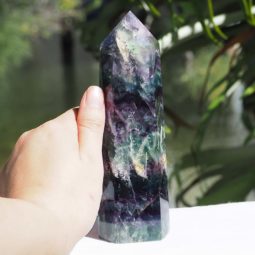 Terminated Point Fluorite Generator Large J1288 | Himalayan Salt Factory