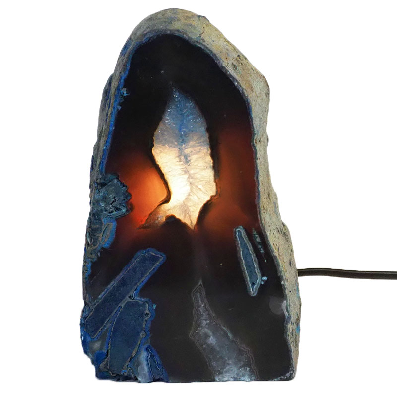 2.2Kg Agate Crystal Lamp J1411 4 Agate Crystal Lamp J1411 | Himalayan Salt Factory