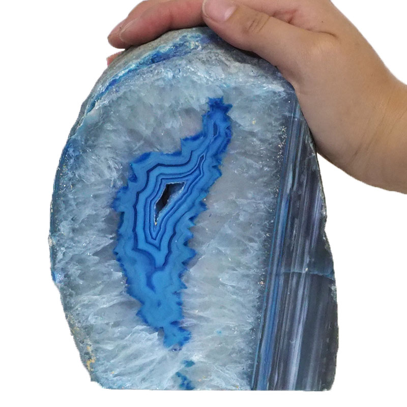 1.92Kg Agate Crystal Lamp J1412 5 Agate Crystal Lamp J1412 | Himalayan Salt Factory