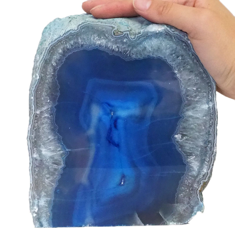 3.43Kg Agate Crystal Lamp J1416 5 Agate Crystal Lamp J1416 | Himalayan Salt Factory