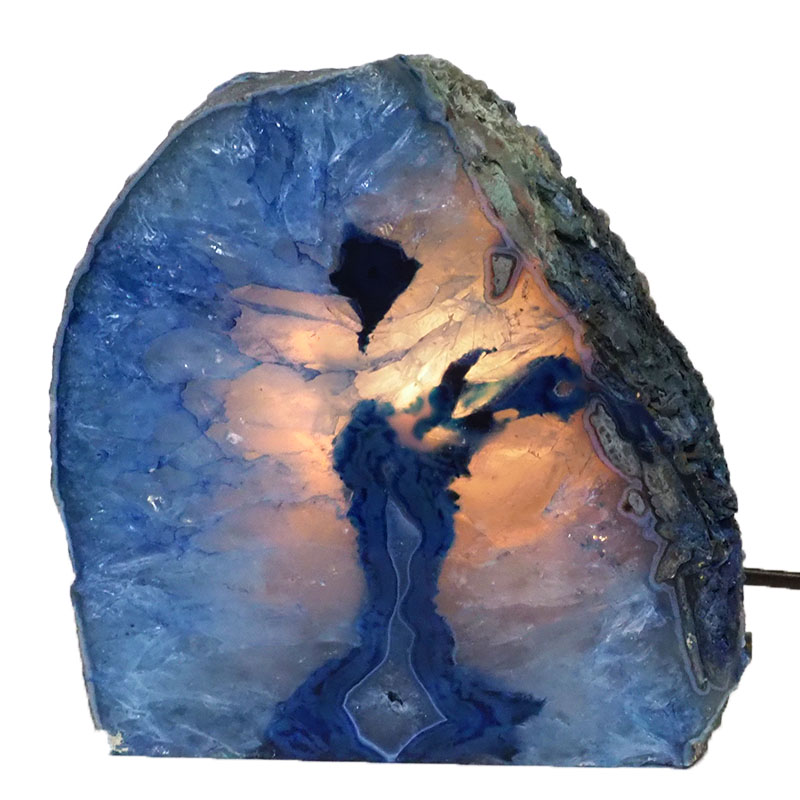 3.57Kg Agate Crystal Lamp J1418 4 Agate Crystal Lamp J1418 | Himalayan Salt Factory