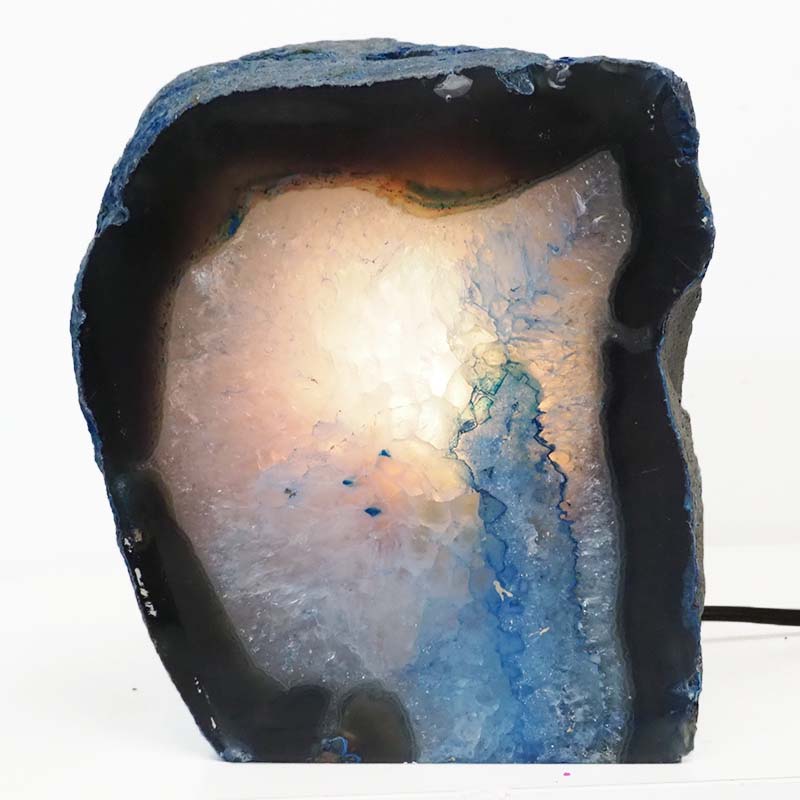 Agate Crystal Lamp S715 4 Agate Crystal Lamp S715 | Himalayan Salt Factory