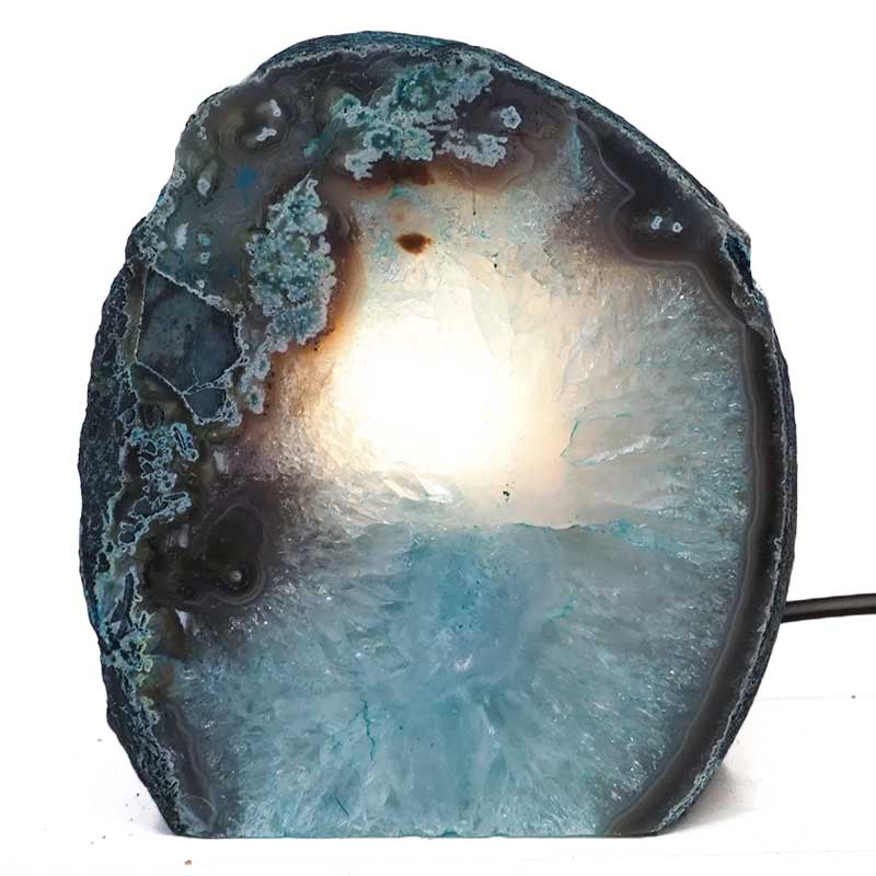 Agate Crystal Lamp S732 4 Agate Crystal Lamp S732 | Himalayan Salt Factory
