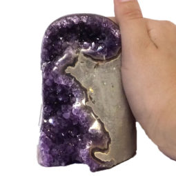 Amethyst Crystal Geode Specimen J1400 | Himalayan Salt Factory