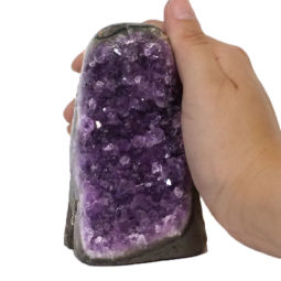 Amethyst Crystal Geode Specimen J1405 | Himalayan Salt Factory