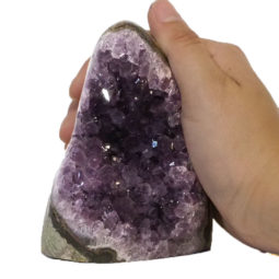 Amethyst Crystal Geode Specimen J1406 | Himalayan Salt Factory