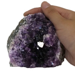 Amethyst Crystal Geode Specimen J1407 | Himalayan Salt Factory