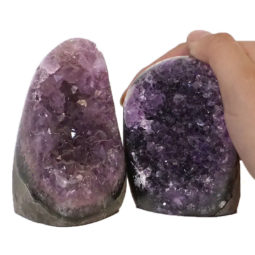 Amethyst Crystal Geode Specimen Set J1395 | Himalayan Salt Factory
