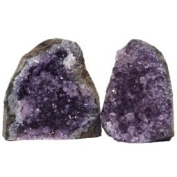 Amethyst Crystal Geode Specimen Set J1397 | Himalayan Salt Factory