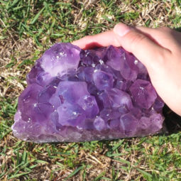 Healing Natural Amethyst Rough Crystal J1354 | Himalayan Salt Factory