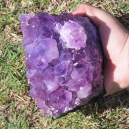 Healing Natural Amethyst Rough Crystal J1354 | Himalayan Salt Factory