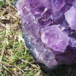 Healing Natural Amethyst Rough Crystal J1354 | Himalayan Salt Factory