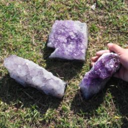 Healing Natural Amethyst Rough Crystal J1357 | Himalayan Salt Factory