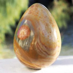 Madagascar Agate Polished Egg DS338 | Himalayan Salt Factory