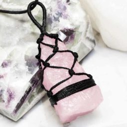 Natural Crystal Netted Necklace 6 Piece Set J1472 | Himalayan Salt Factory