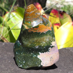 Ocean Jasper Polished Flame Crystal DJ1454 | Himalayan Salt Factory