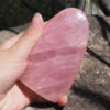 Rose Quartz Polished Altar Stone DJ1482 | Himalayan Salt Factoryy