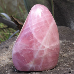 Rose Quartz Polished Altar Stone DJ1485 | Himalayan Salt Factoryy