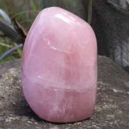 Rose Quartz Polished Altar Stone DJ1486 | Himalayan Salt Factoryy