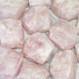 Rose Quartz Rough Crystal Incense Holder | Himalayan Salt Factory