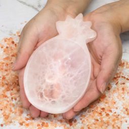 Selenite Pineapple Bowl 6 Selenite Pineapple Bowl | Himalayan Salt Factory