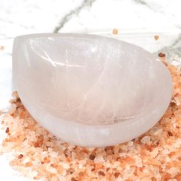 Selenite Teardrop Bowl 7 Selenite Teardrop Bowl | Himalayan Salt Factory