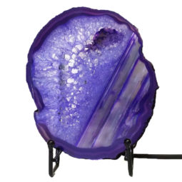 Sliced Agate Crystal Lamp J1365 | Himalayan Salt Factory
