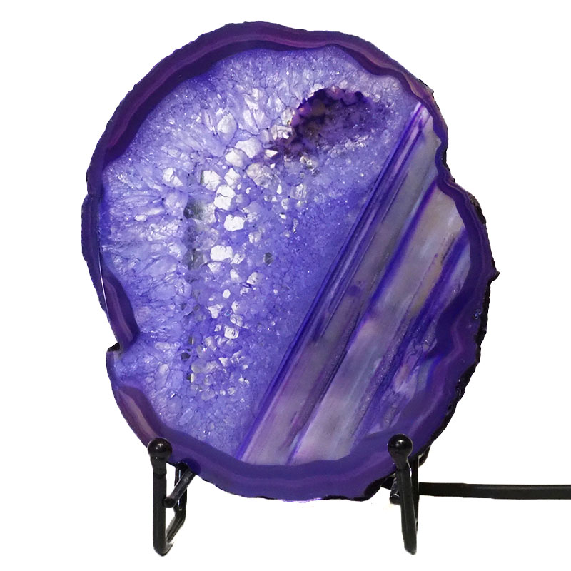 Sliced Agate Crystal Lamp J1365 3 Sliced Agate Crystal Lamp J1365 | Himalayan Salt Factory