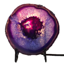 Sliced Agate Crystal Lamp J1366 8 Sliced Agate Crystal Lamp J1367 | Himalayan Salt Factory